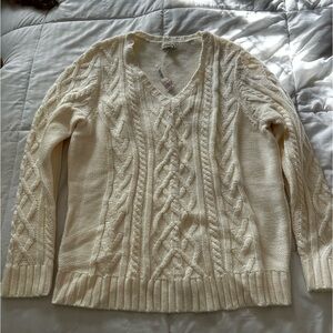 Women’s cream color sweater